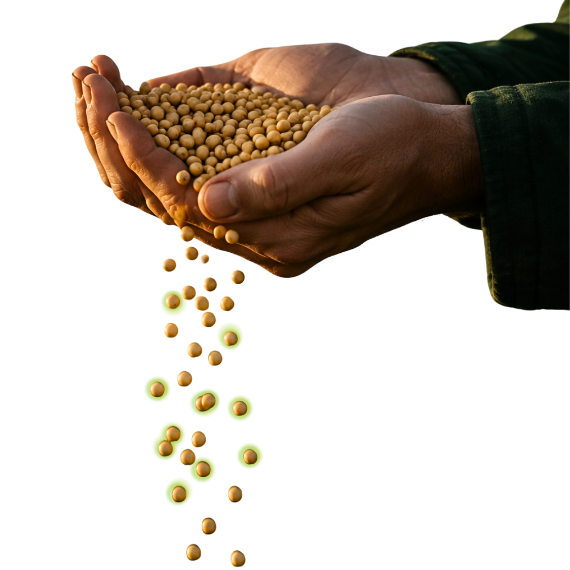 soybean-seed-hands-protection-transparent-glow